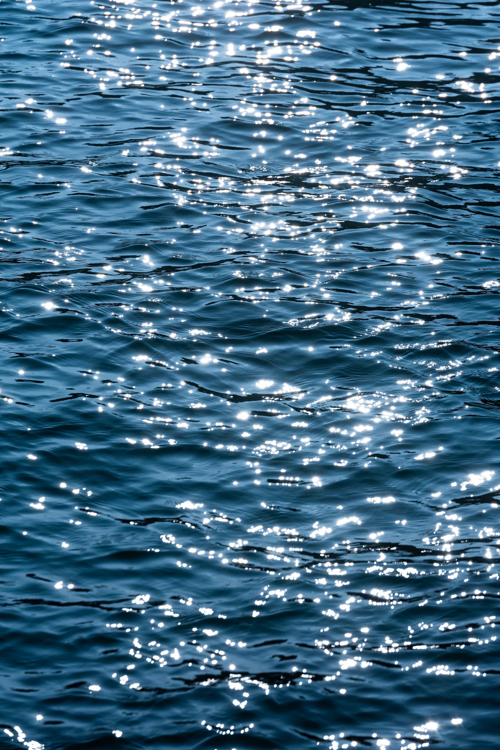 Deep calm water surface