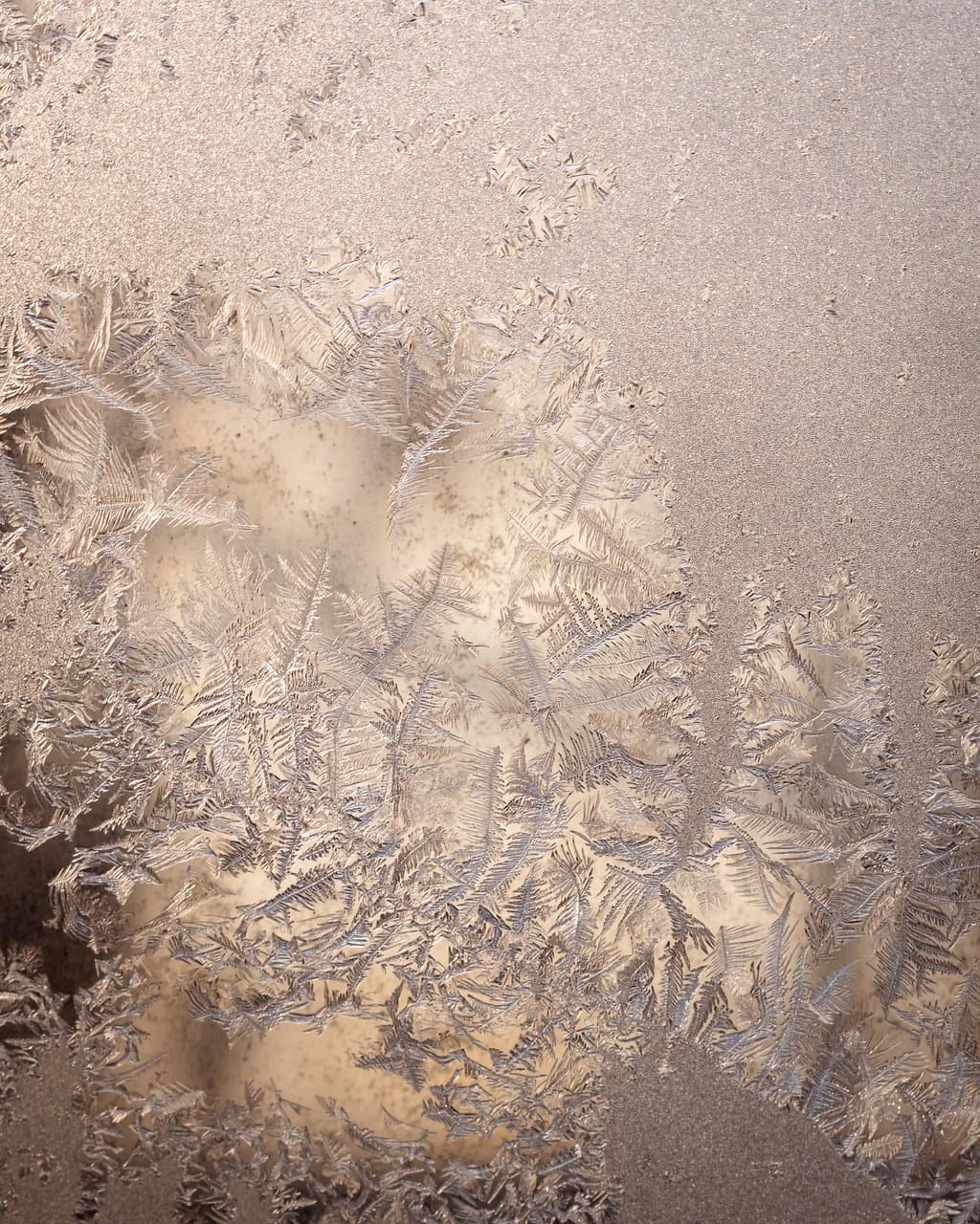 Ice snowflakes abstract atmosphere